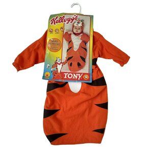 Kellog's Tony the Tiger Baby 0-9m Costume Vintage 1998 Infant Halloween New 2-pc